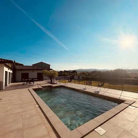 Villa, Piscine Chauffée,10 Pers * Lavilledieu (Ardeche)