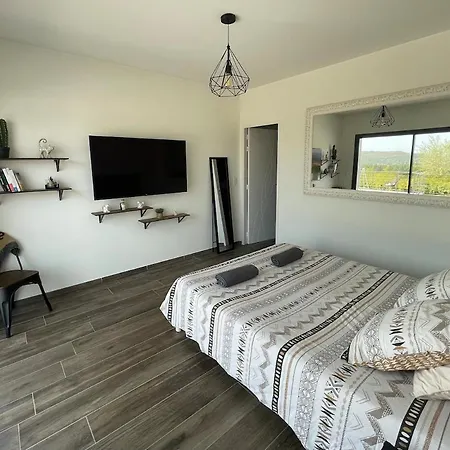 Villa, Piscine Chauffée,10 Pers Lavilledieu (Ardeche)
