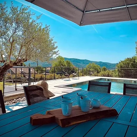 Casa vacanze Villa, Piscine Chauffée,10 Pers Lavilledieu (Ardeche)