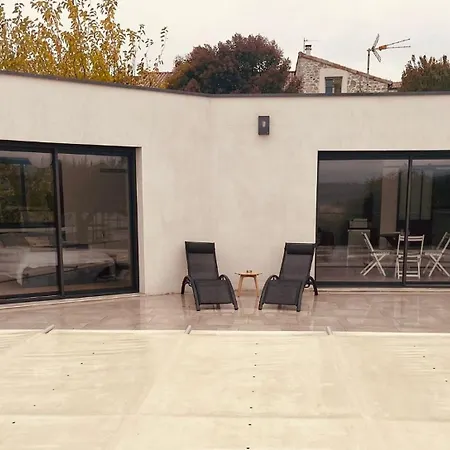 Villa, Piscine Chauffée,10 Pers * Lavilledieu (Ardeche)